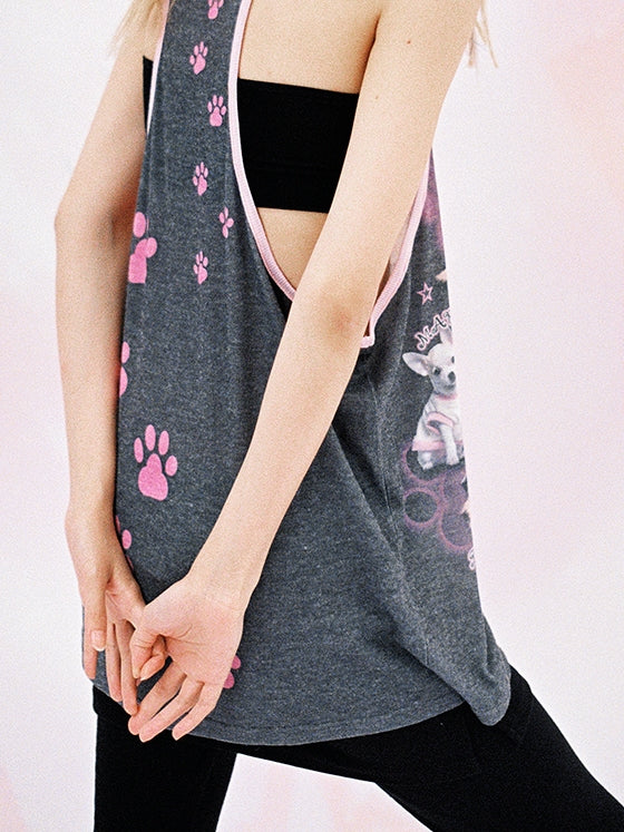 Chien lâche pop pop sportif-top