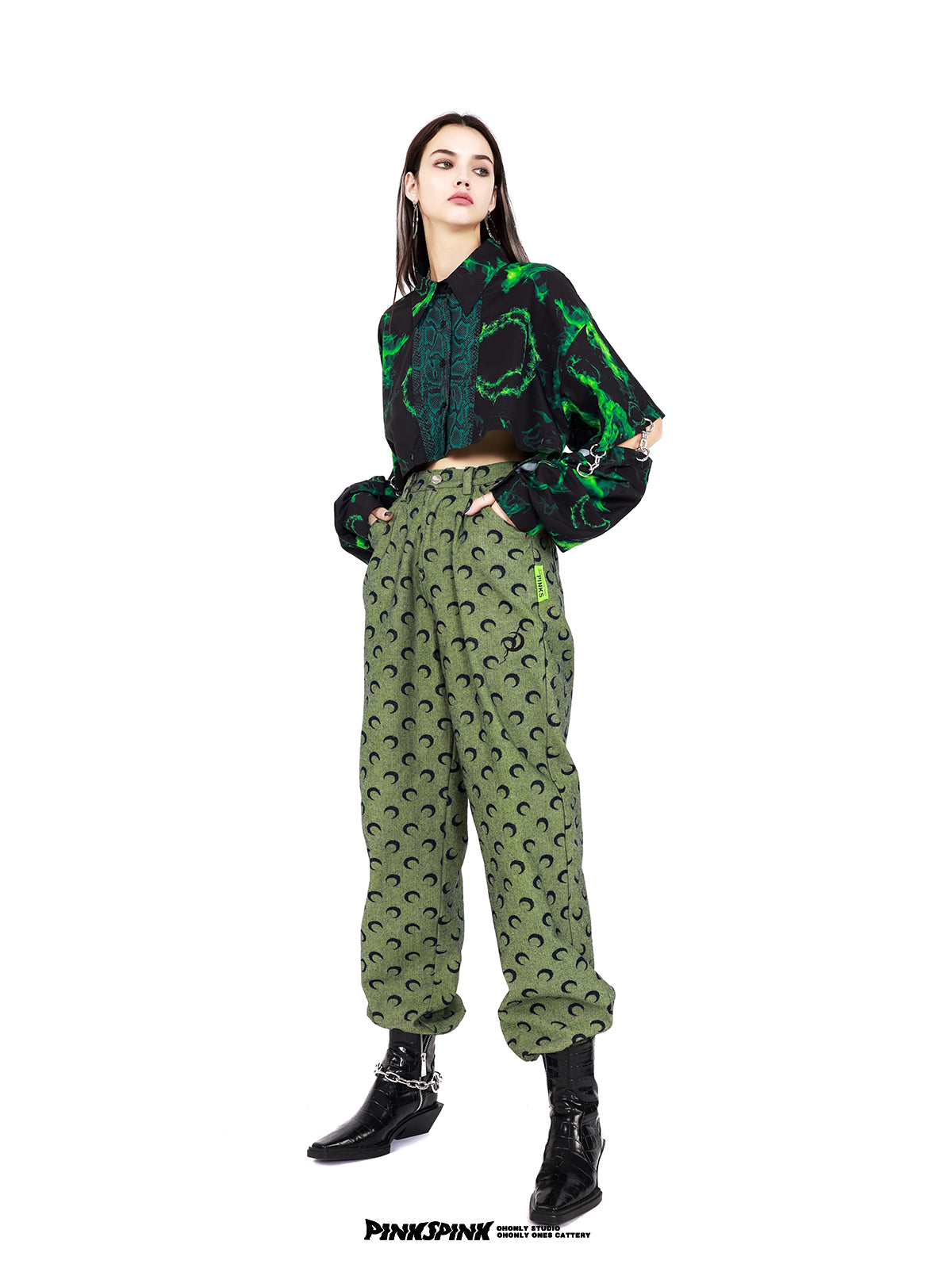 Moderne Straße Thin Casual Hosen