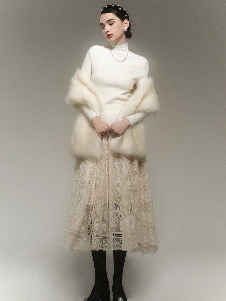 Gefälschter Pelzschal