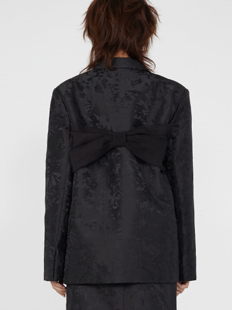 New CHINESE STYLE EMBROIDERED BOW JACKET