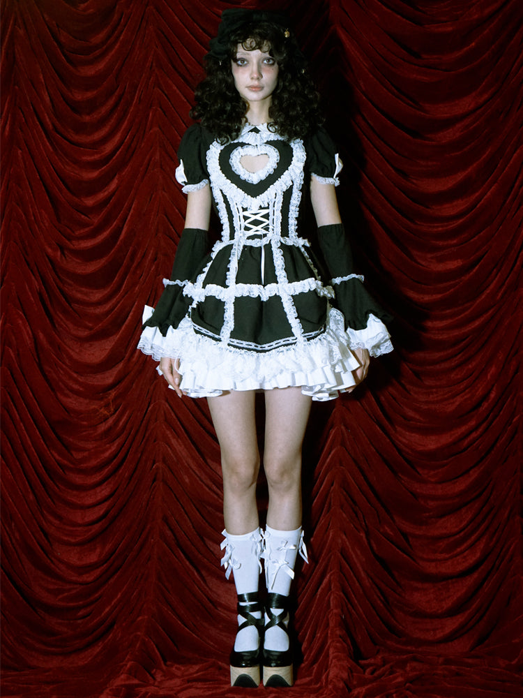 Puppenkleid für Puffärmel