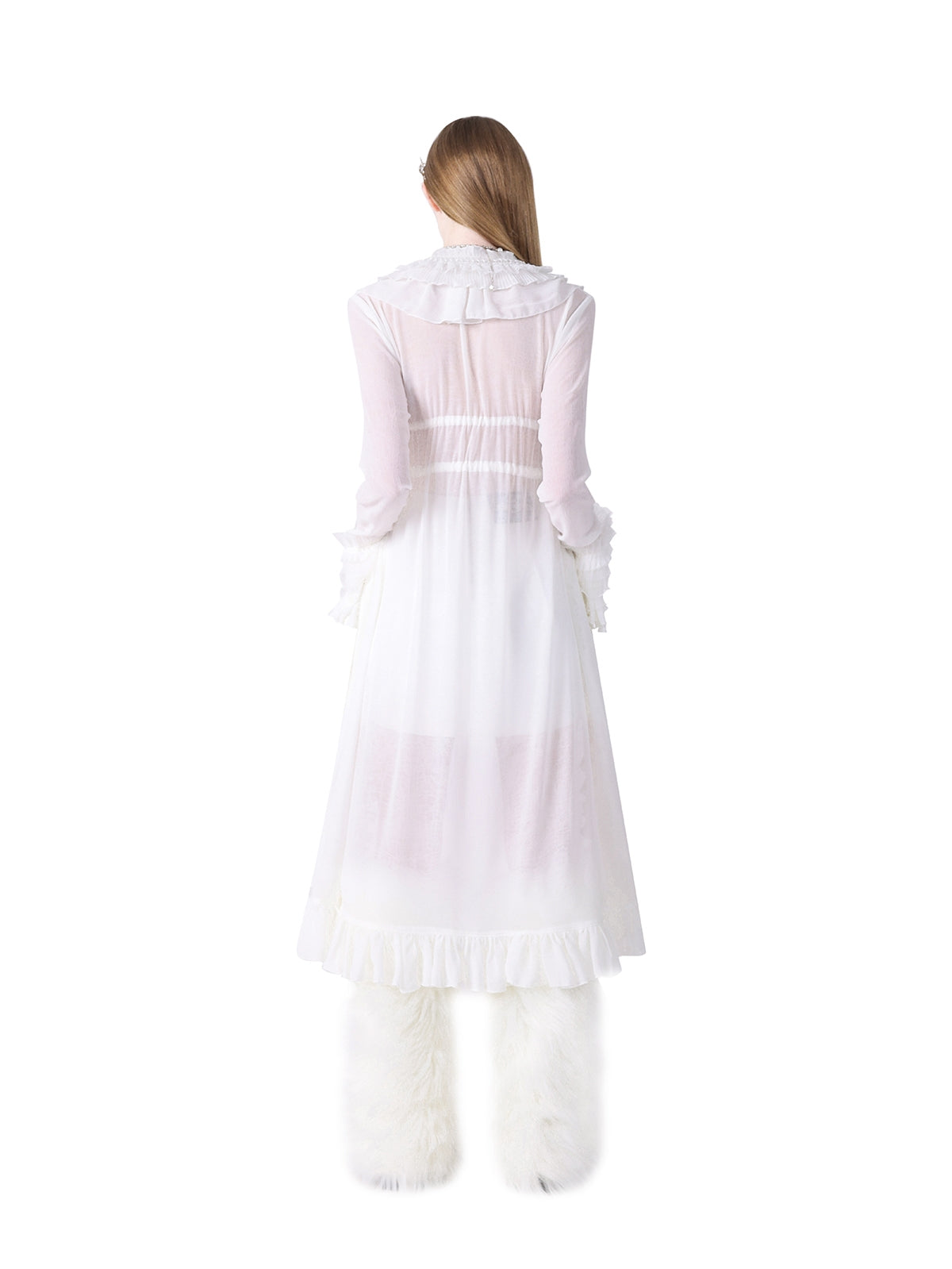 Fee Spitze Sonnenschutzmittel mit langer Strickjacke