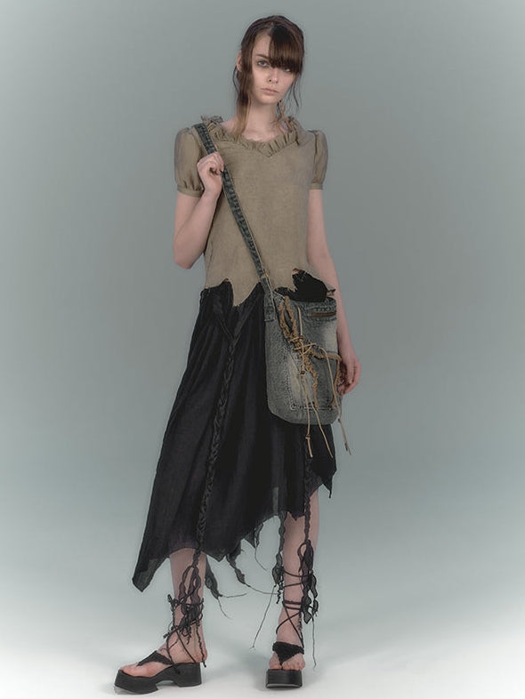 Irregular Tulle Skirt