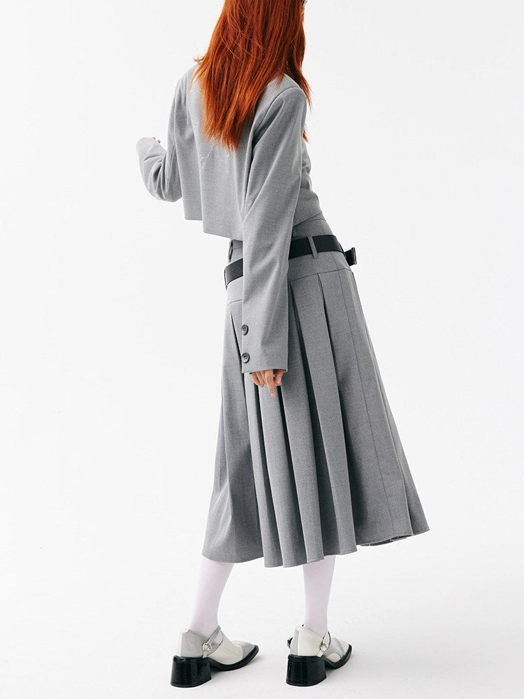 Jupe longue à taille basse