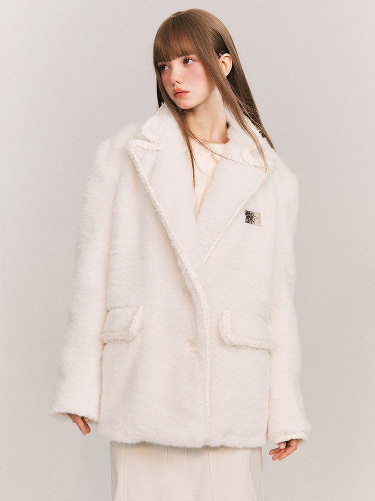 Furry Hairy Twist Jacket