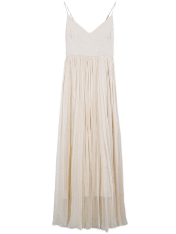 Französische Kleid von Hosenträgern