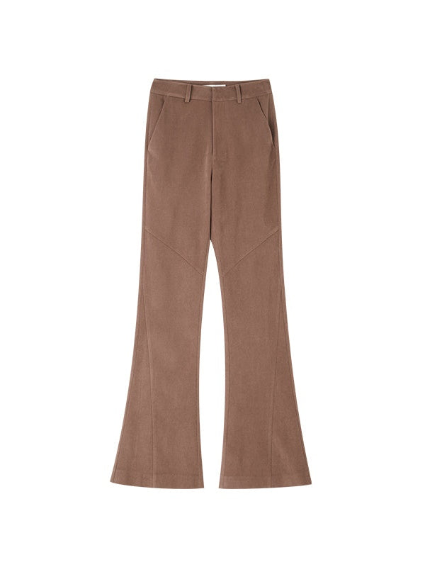 Split -Linie leicht ausgestellte Hose