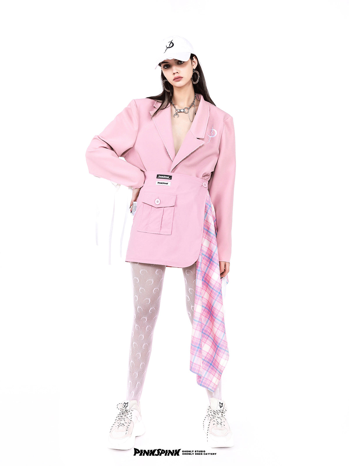 Plaid Nichi Skirt Jacket