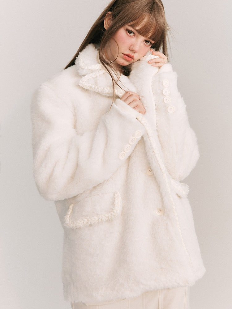 Furry Hairy Twist Jacket