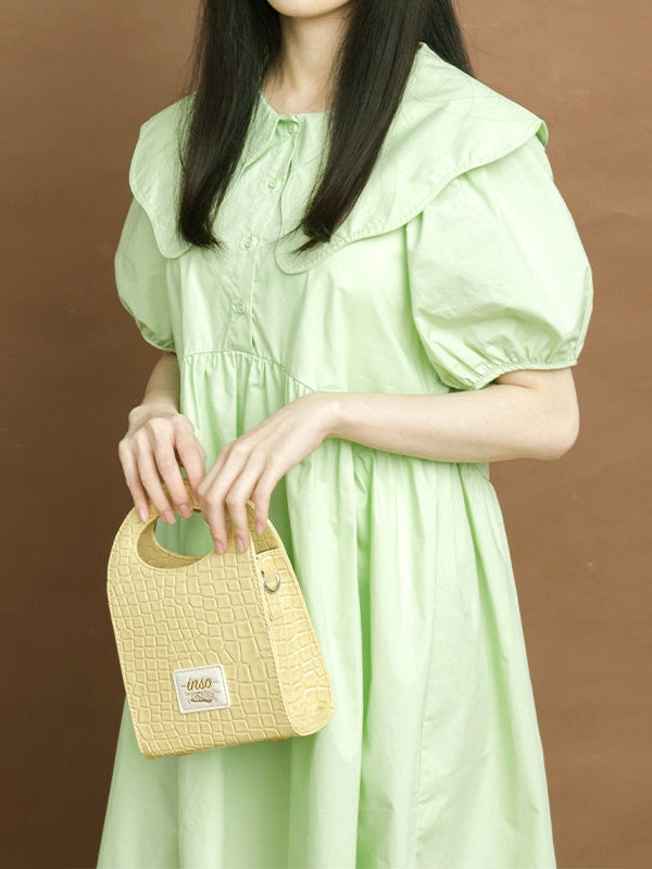 석재 패턴 쇼더 백