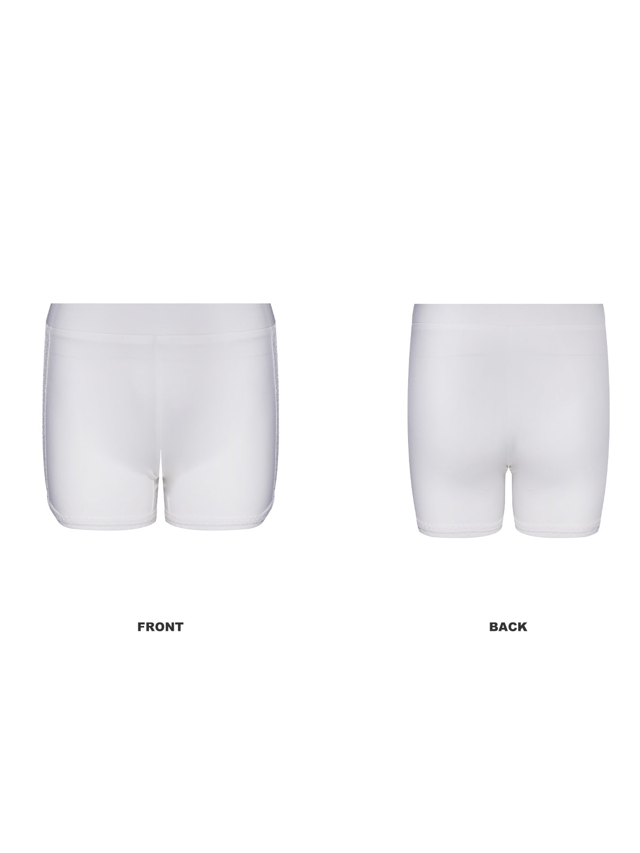 내부 바지가있는 레이스 메쉬 투투 스커트