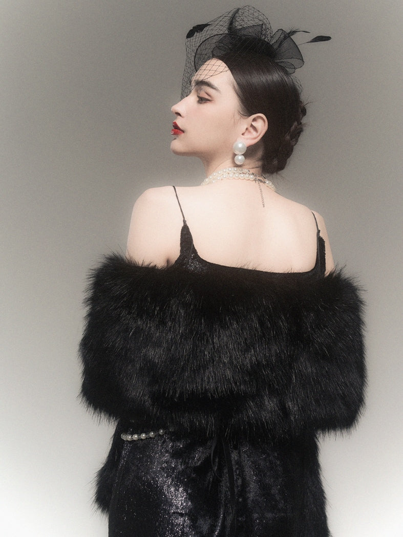 Gefälschter Pelzschal