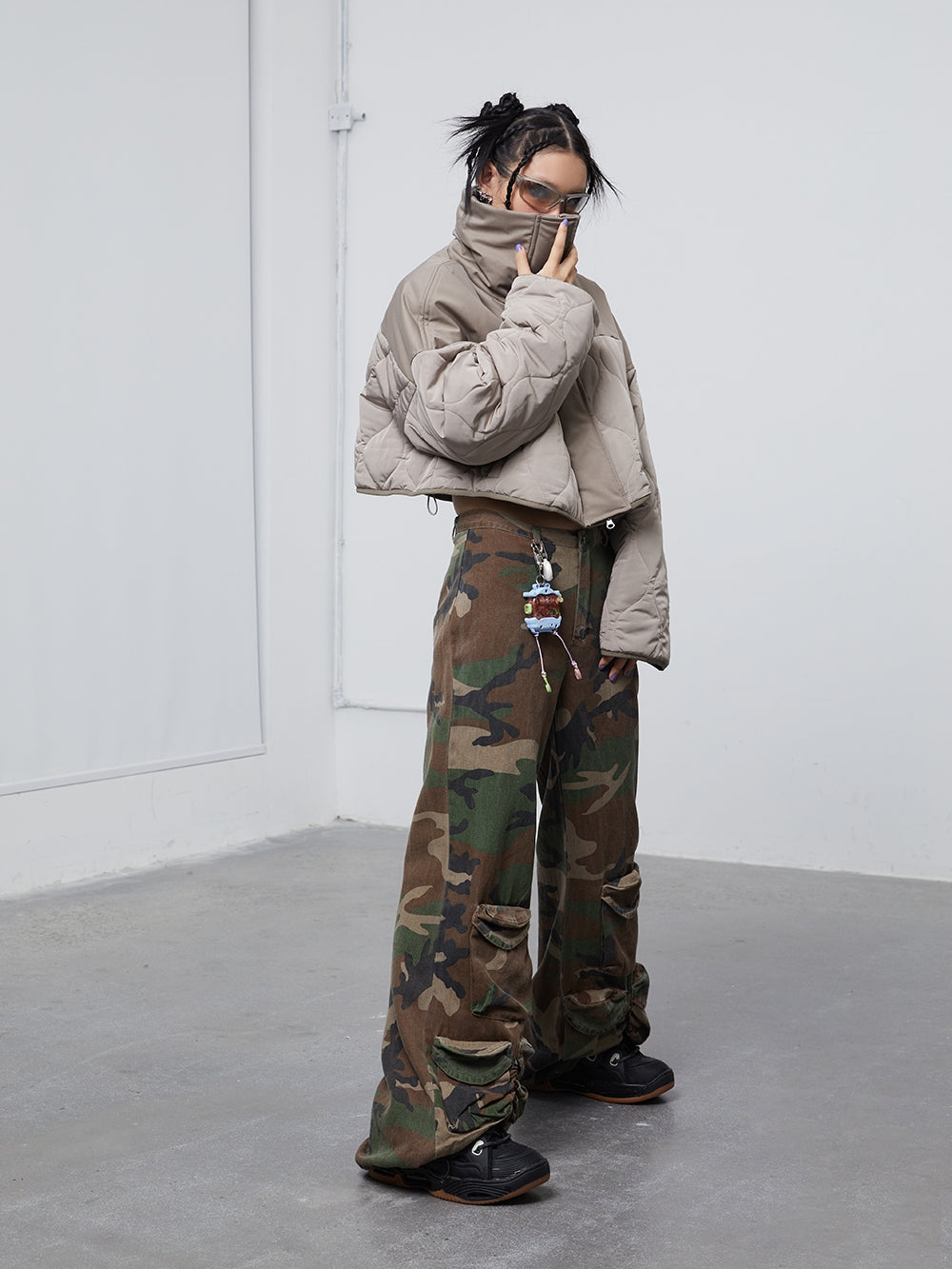 Kaufmantel Zipper -Mantel