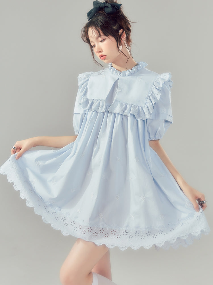 Classical Frill Girly Lace One-Piece