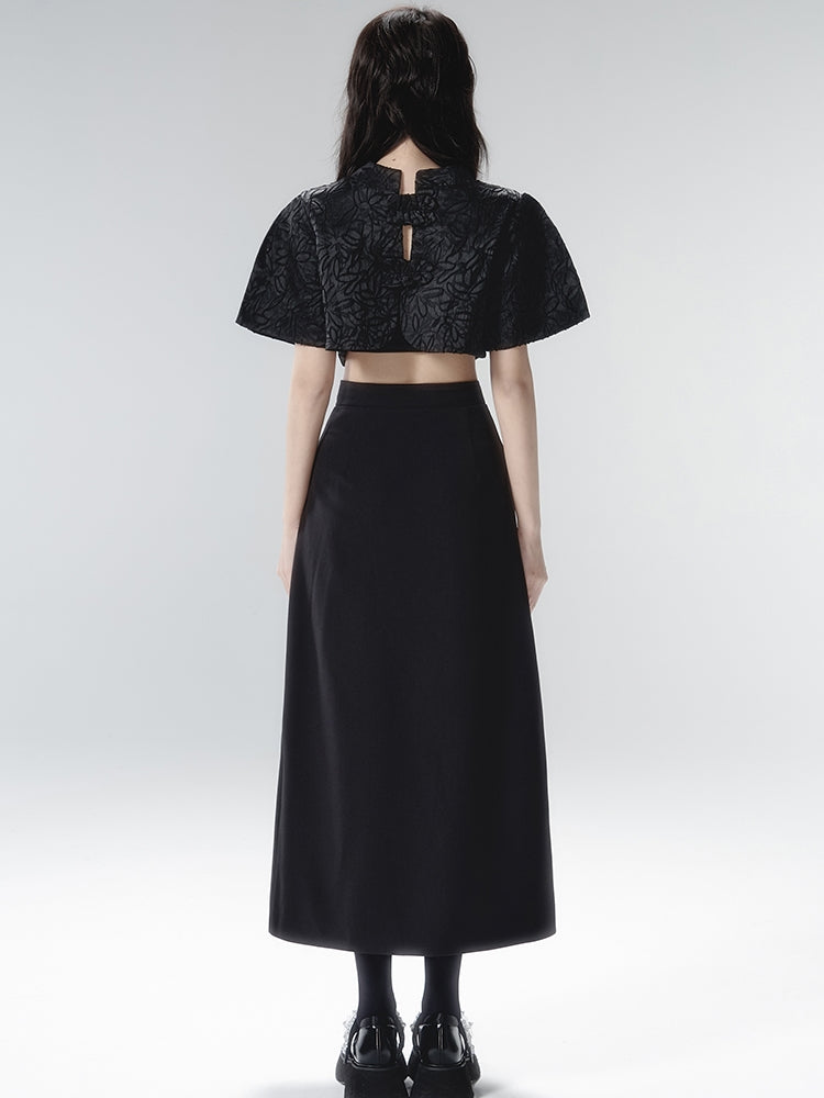 New CHINESE SHORT TOP & SKIRT