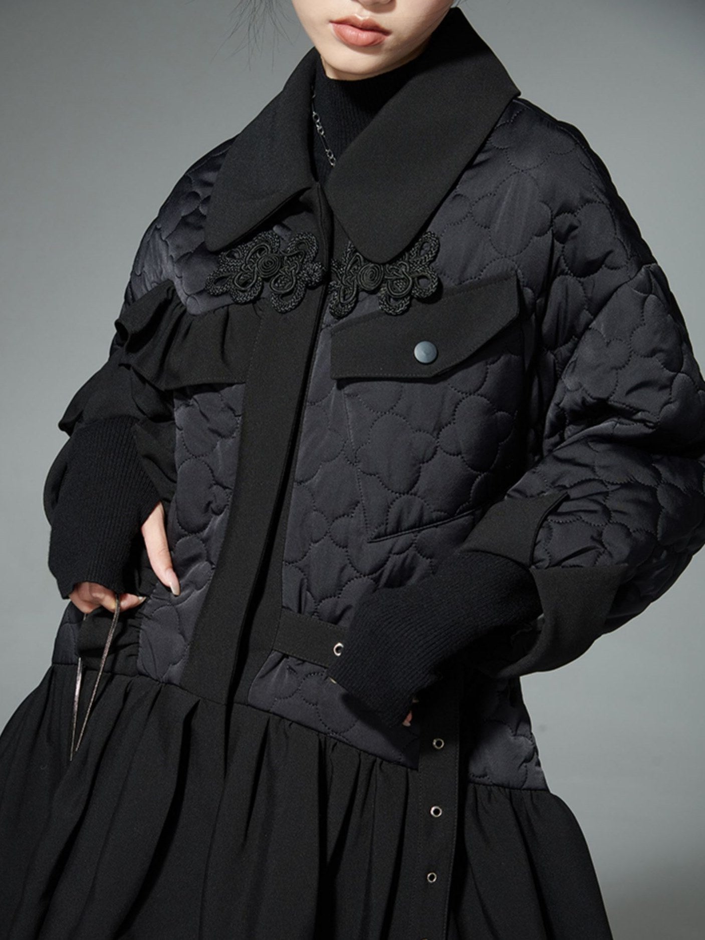 Nouvelle veste en coton brodée chinoise