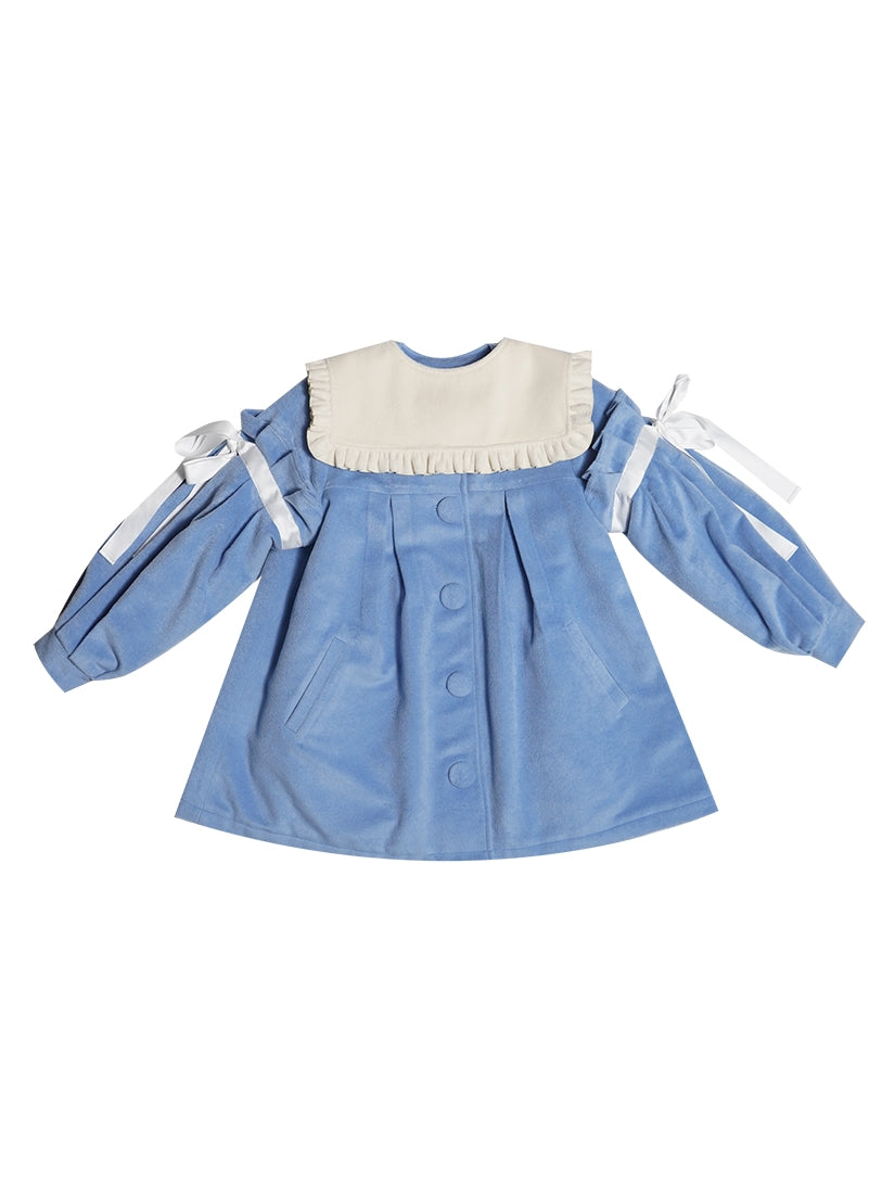 Ribbon niedliche girly Spitzenkragenmantel