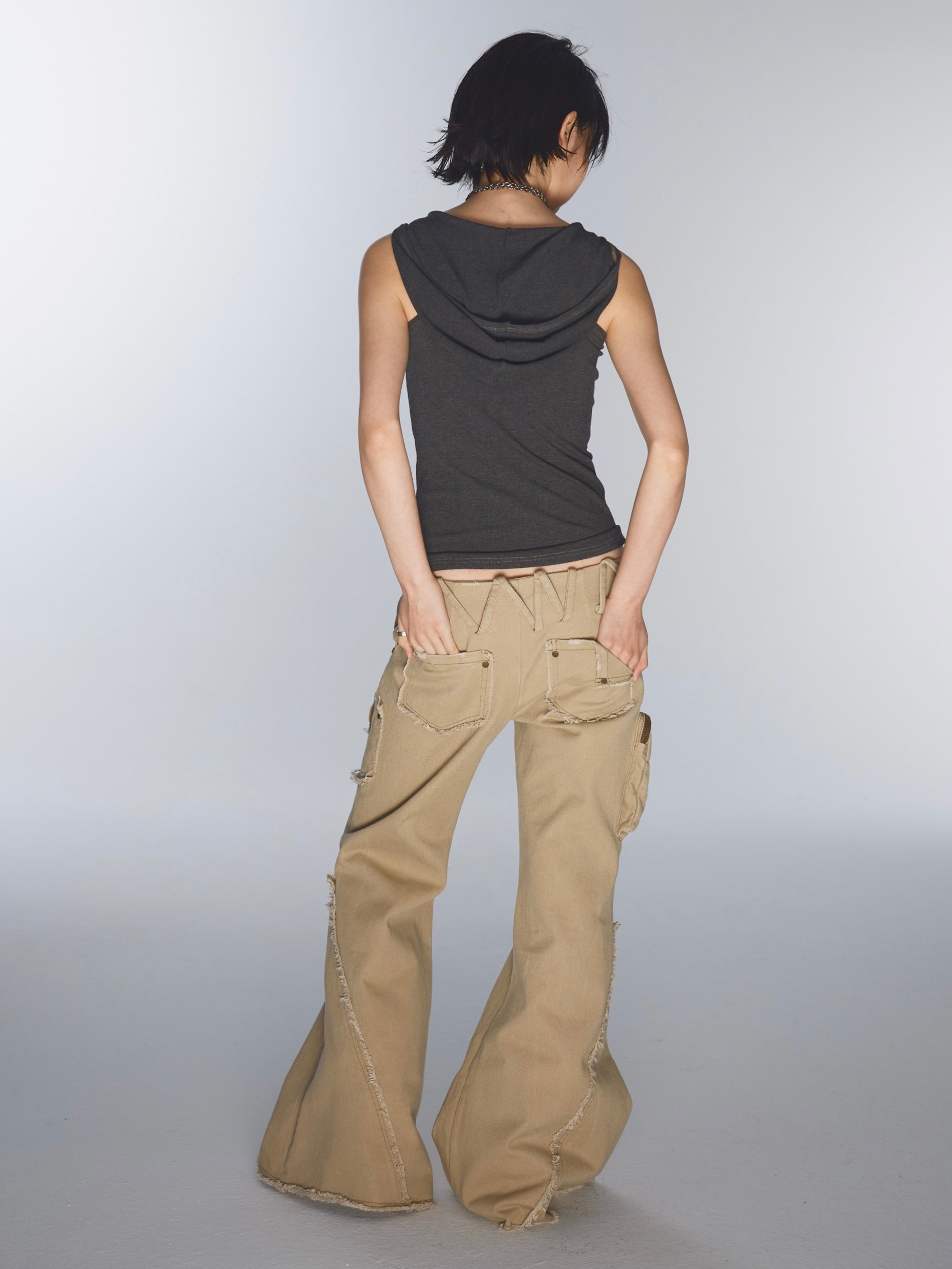 고탄성 슬림 핏 소매 인쇄 까마귀