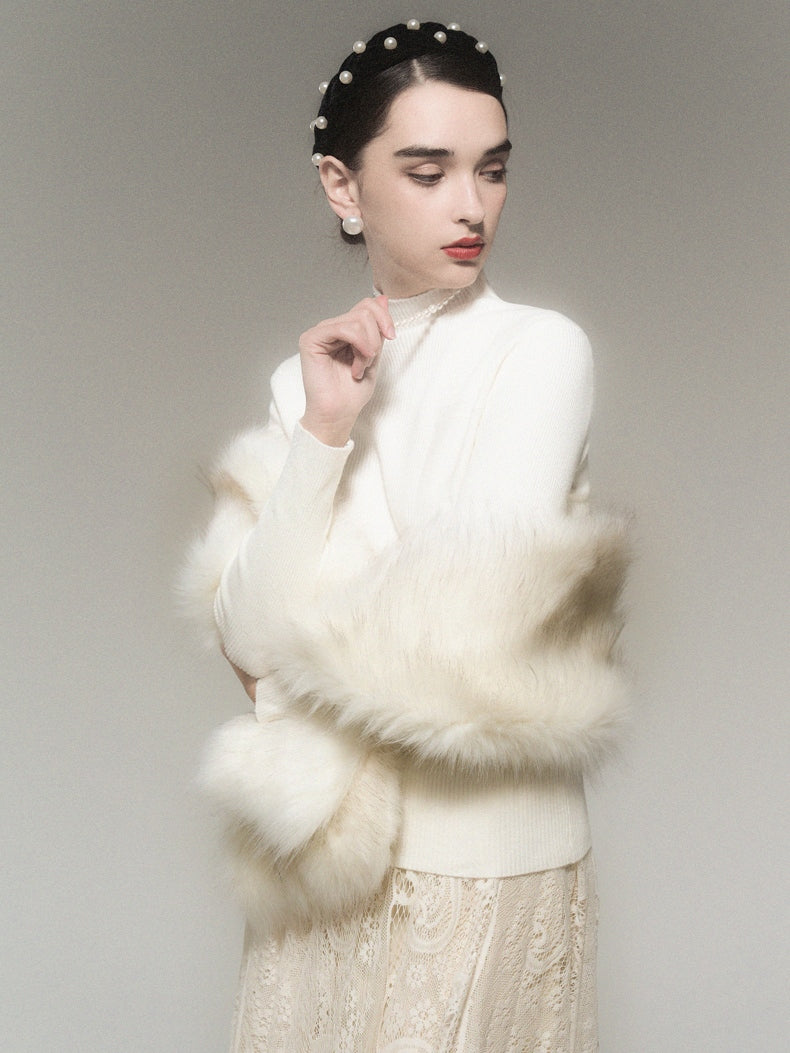 Gefälschter Pelzschal