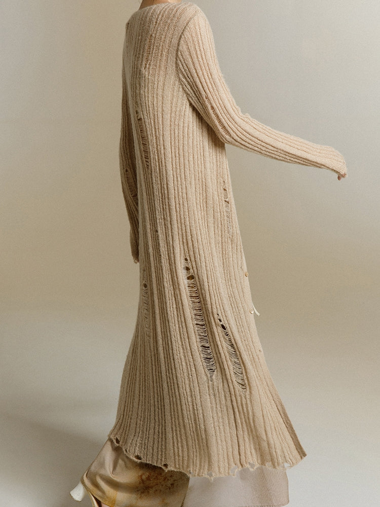 Long Knitted Cardigan