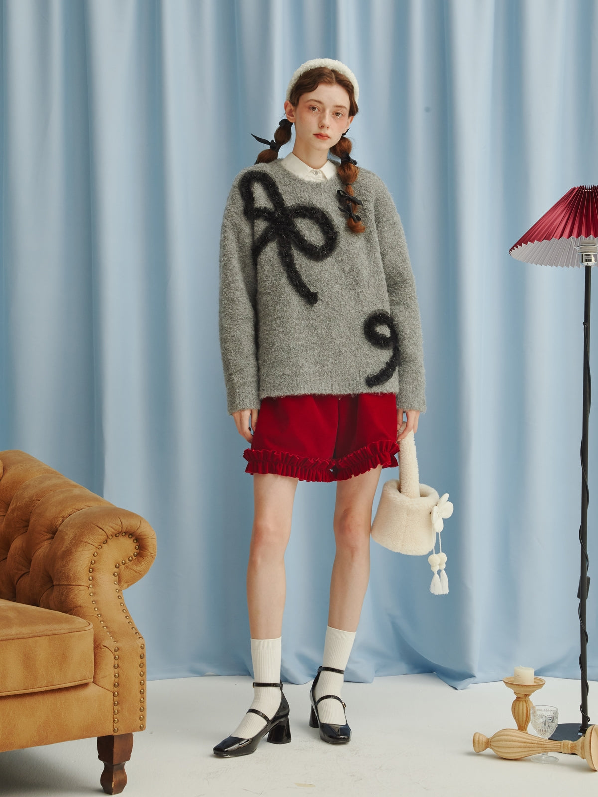 Süße süße Band Stickpullover stricke