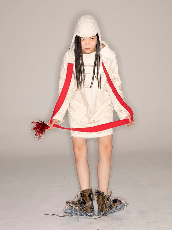 느슨한 해협 틈새 드레스