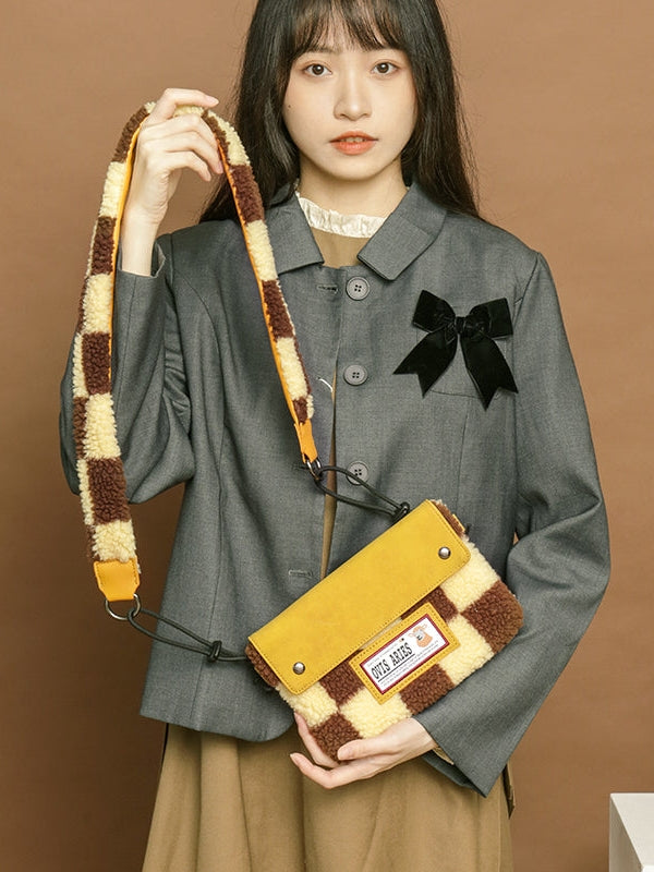 Fleece Retro ONE-SHOULDER BAG