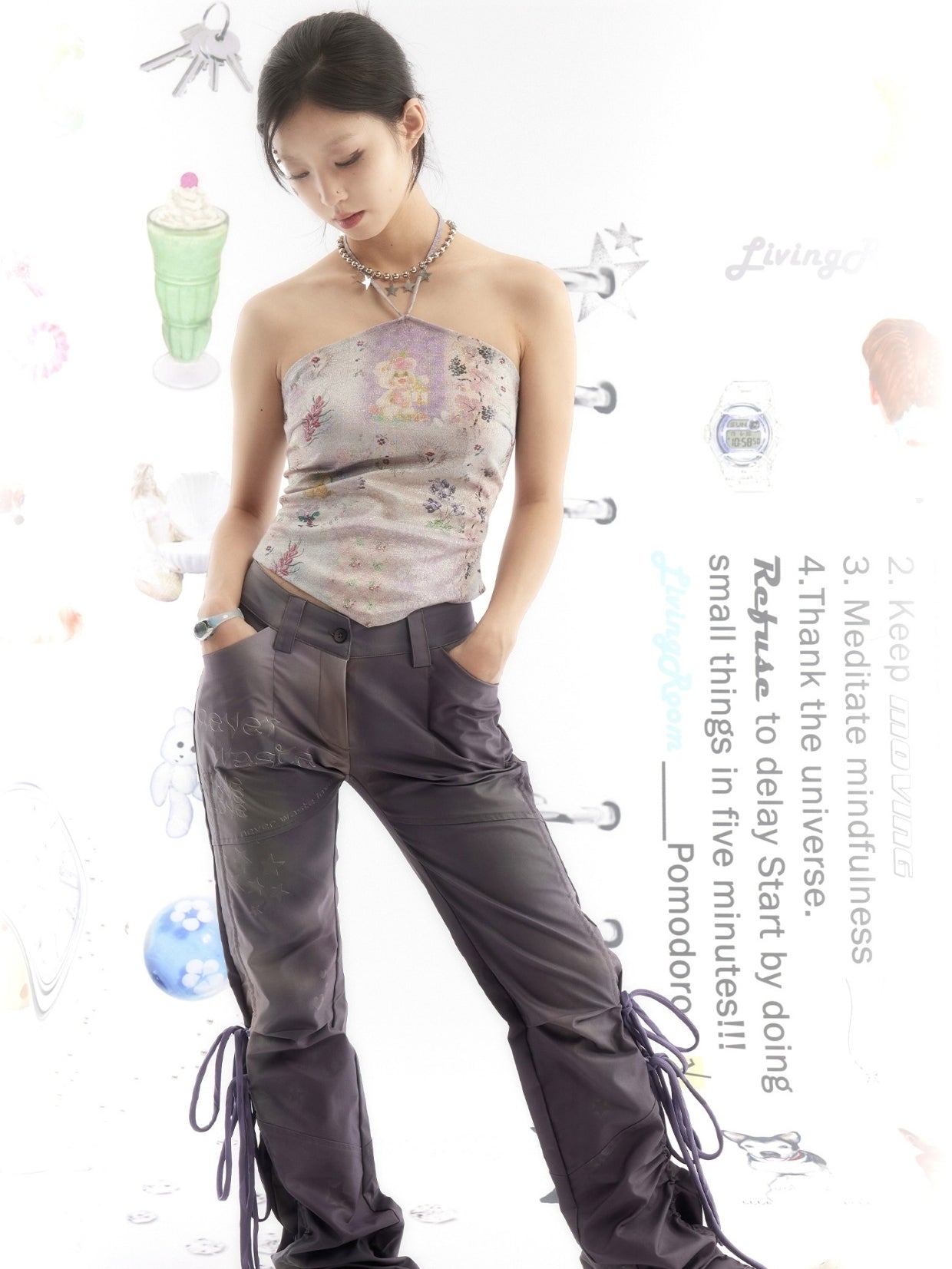 인쇄 된 고삐 스트랩 조끼