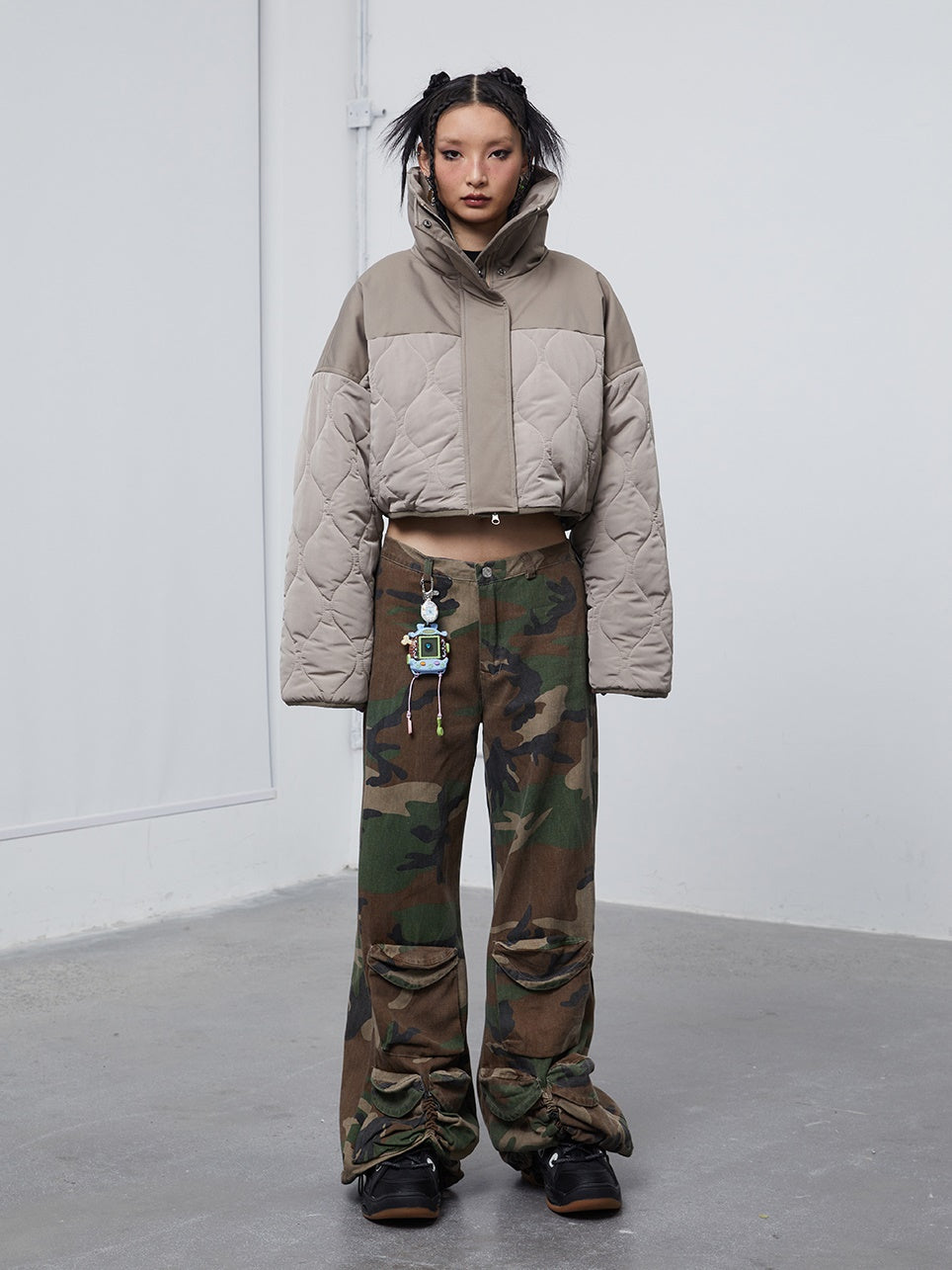 Kaufmantel Zipper -Mantel