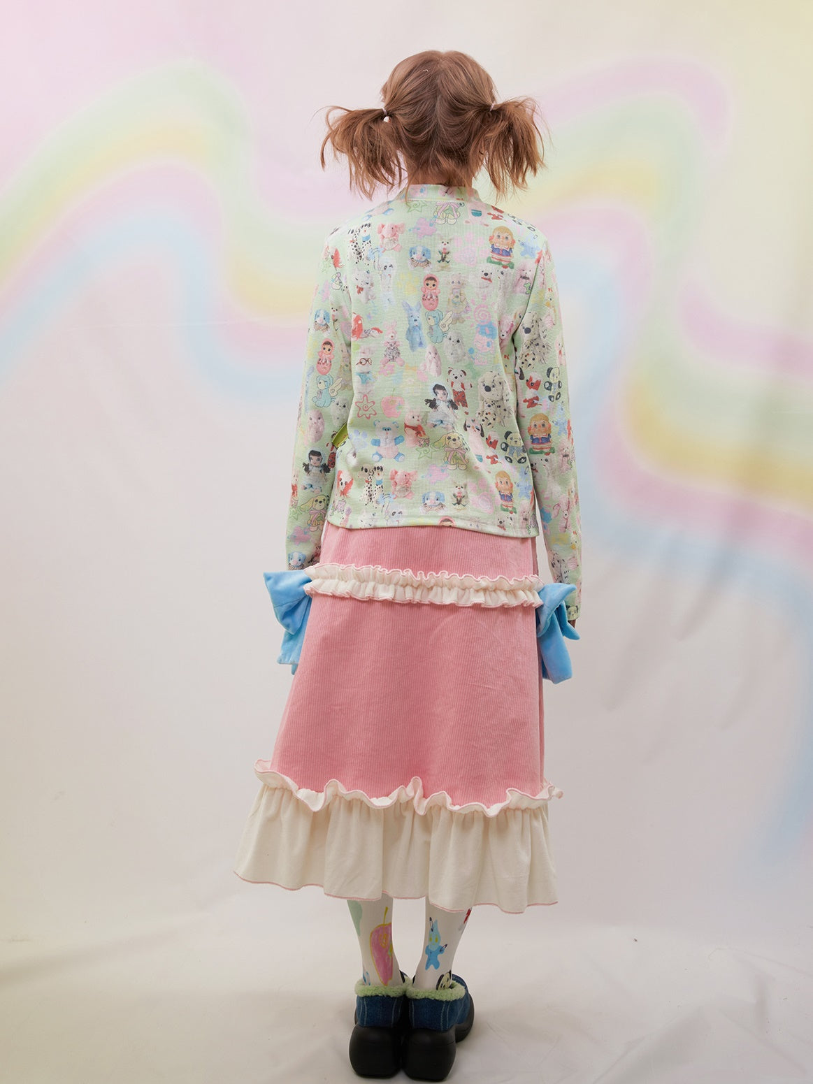 인쇄 된 바닥 셔츠