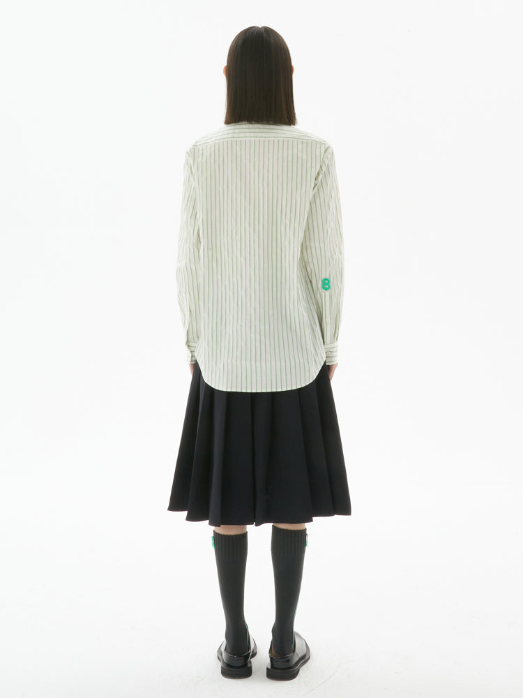 Hohe Taille -Faltenrock