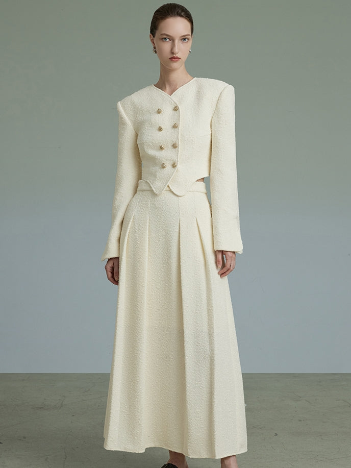 French Retro Small Fragrance Jacket & Skirt