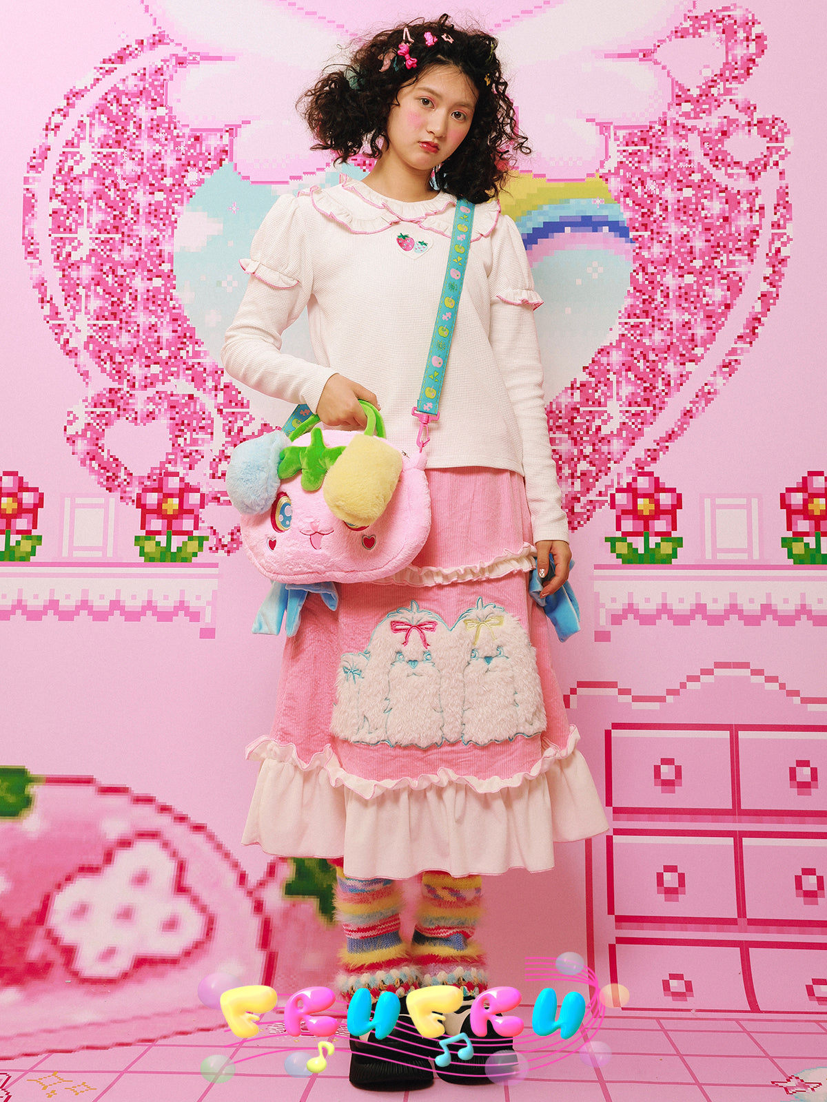 달러 칼라 달콤한 바닥 셔츠