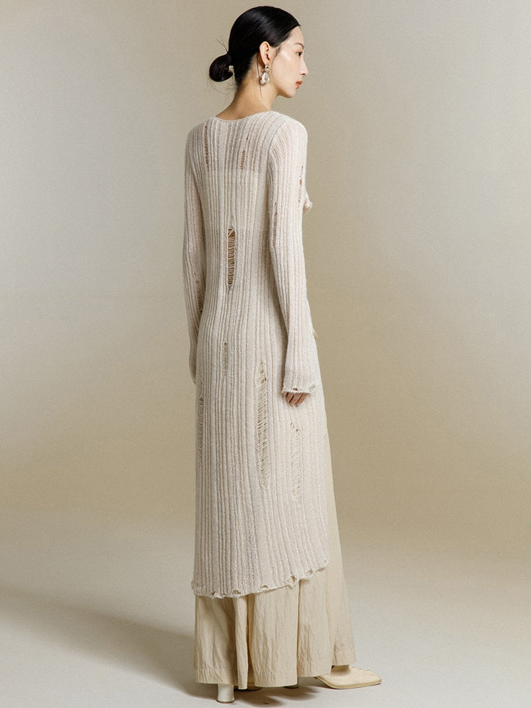 Long Knitted Cardigan