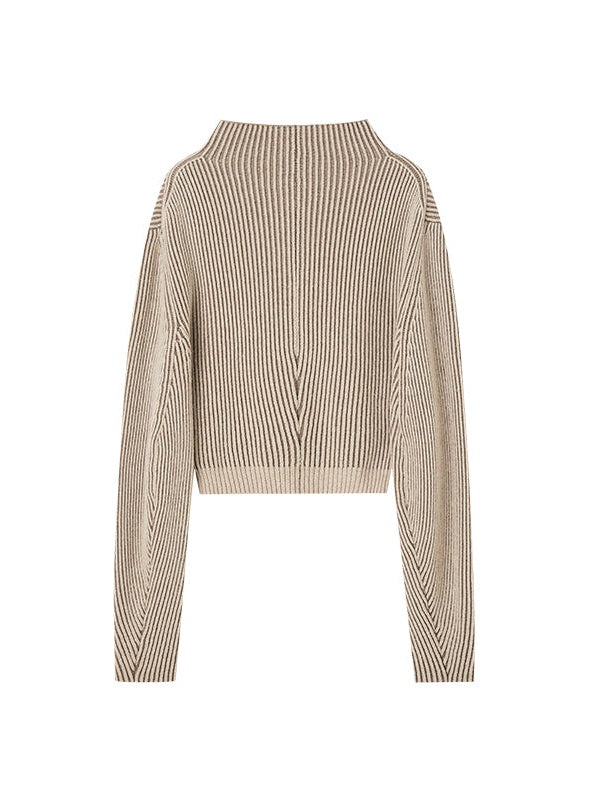 Übergroßer Grubenpullover