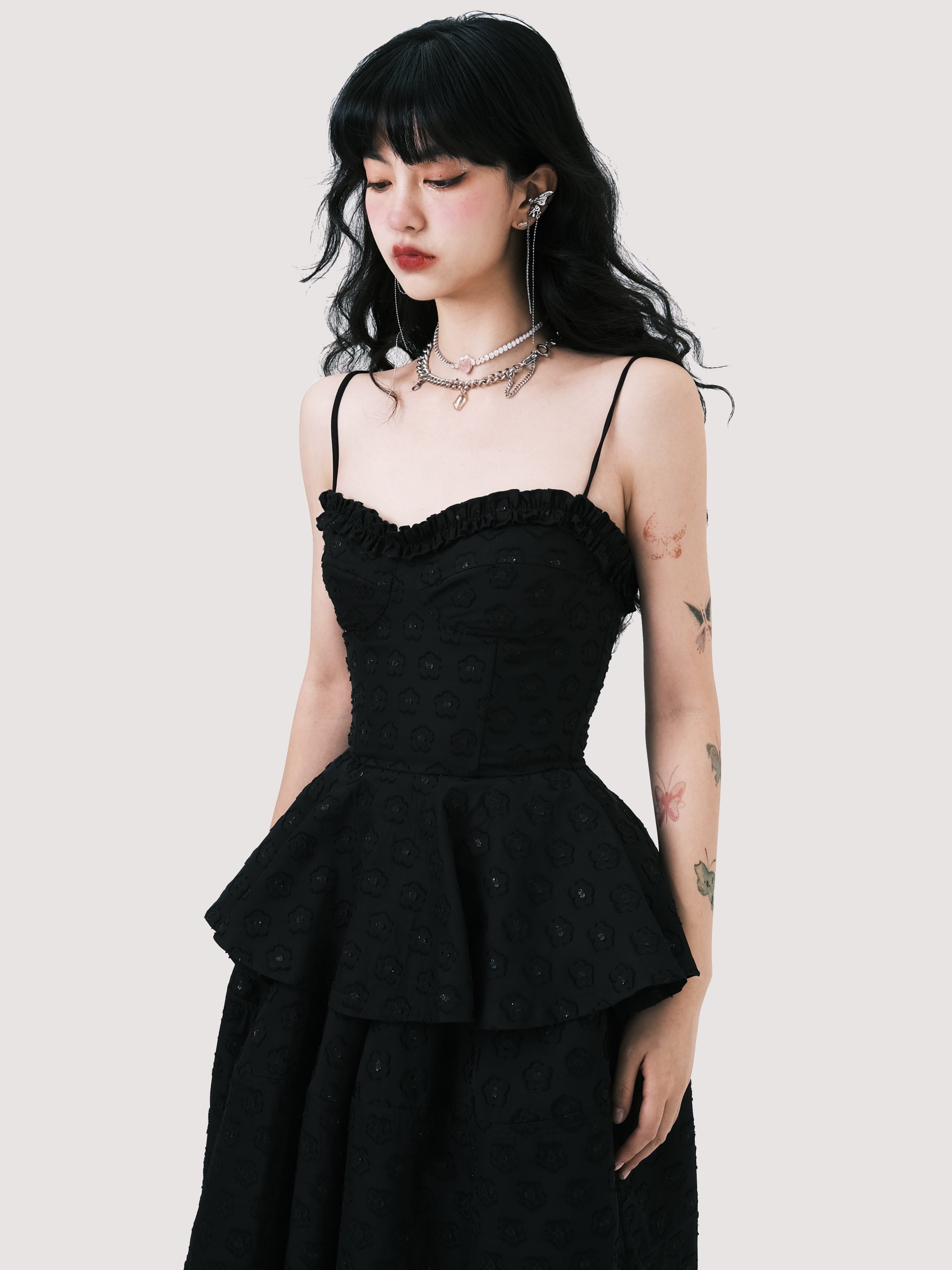 Top à suspense et jupe longue