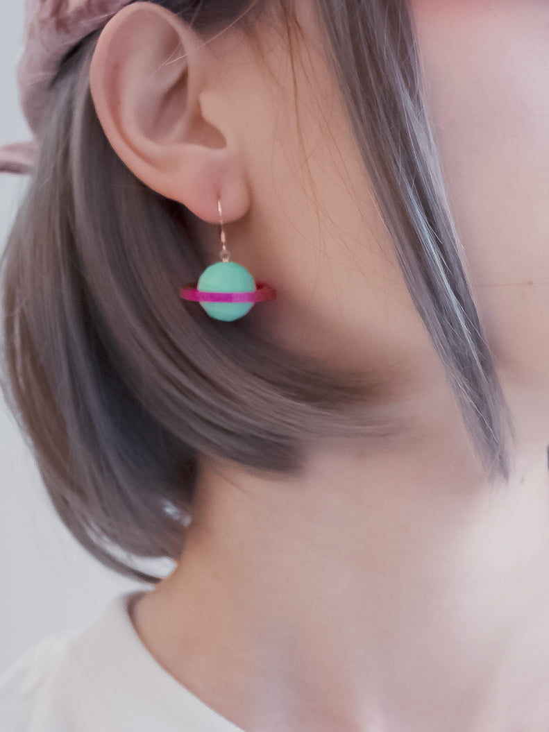 Candy Color Planet Earrings