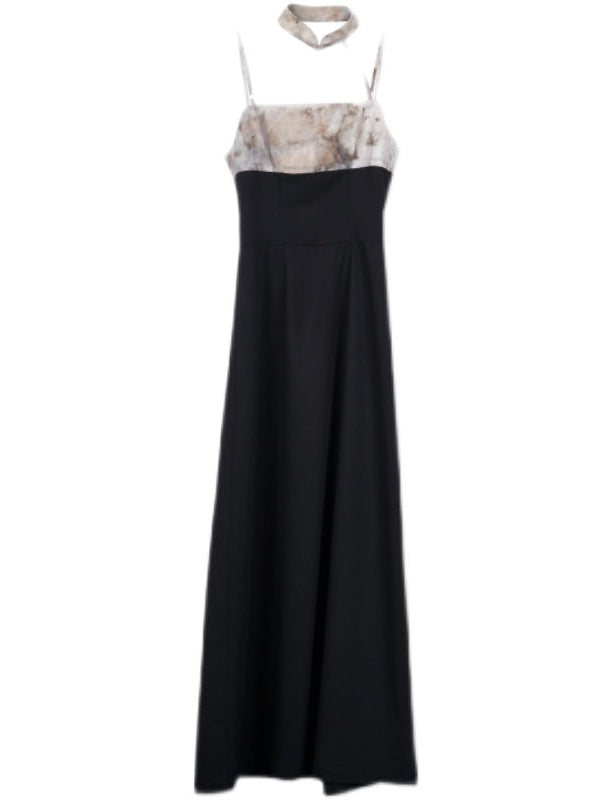 서스펜더 드레스를 인쇄하십시오