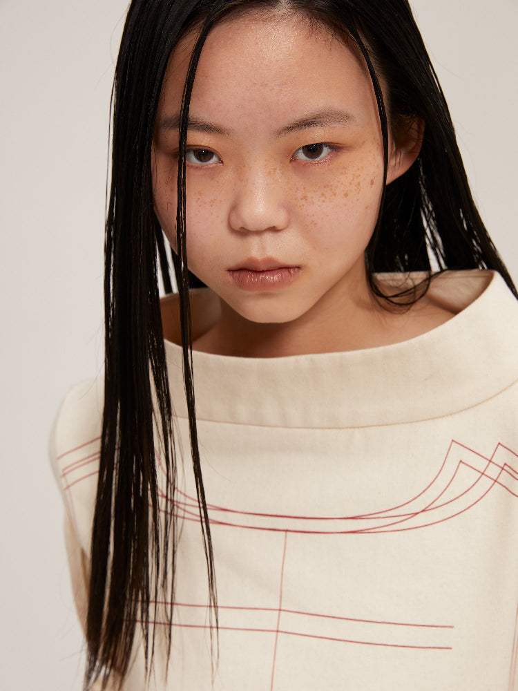 느슨한 해협 틈새 드레스