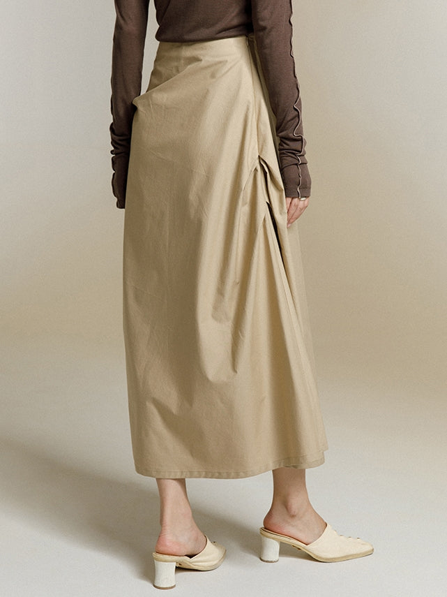 Simple Solid Color Skirt