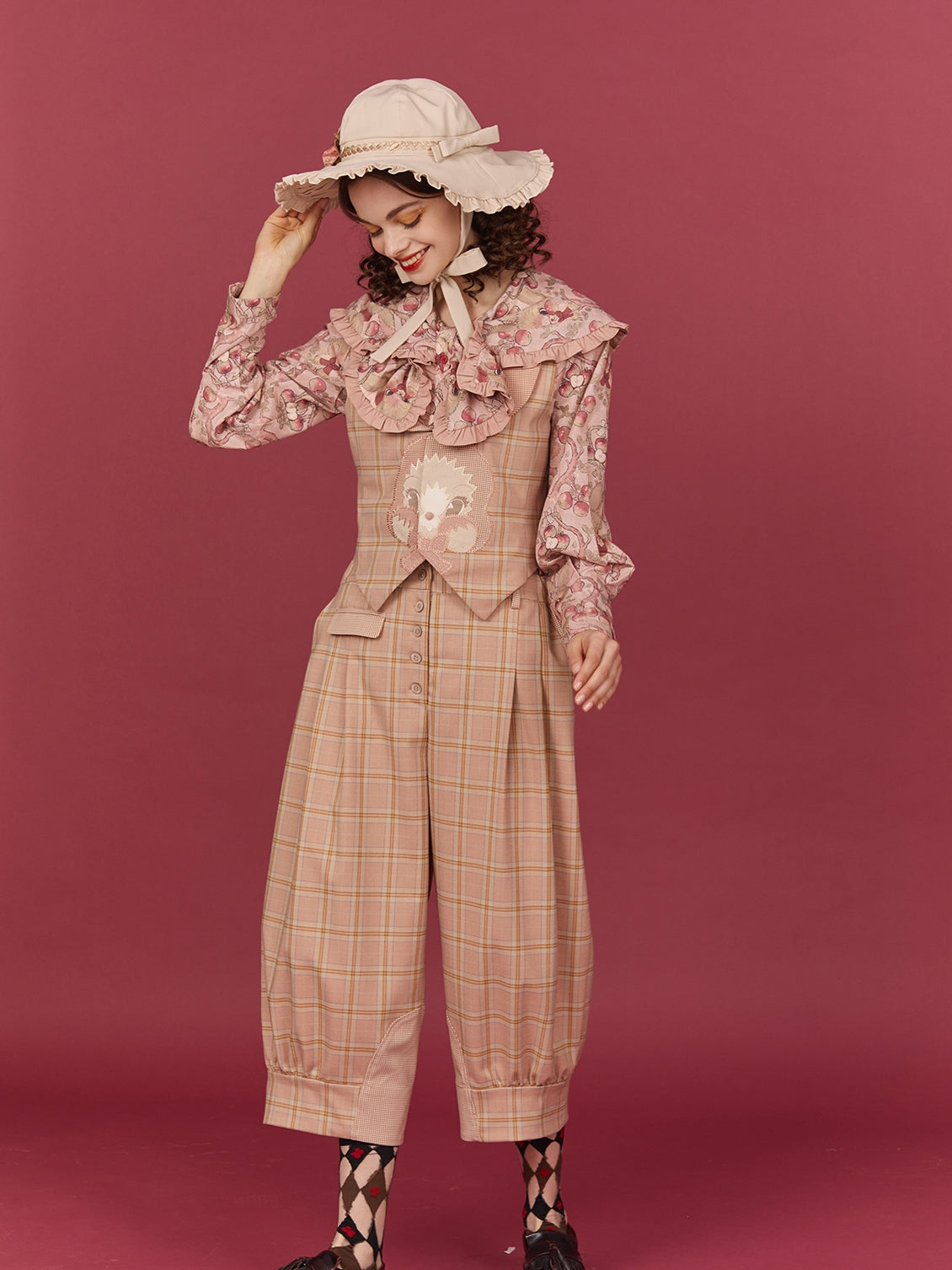 Choux mignon de brise mignonne rétro antique douce