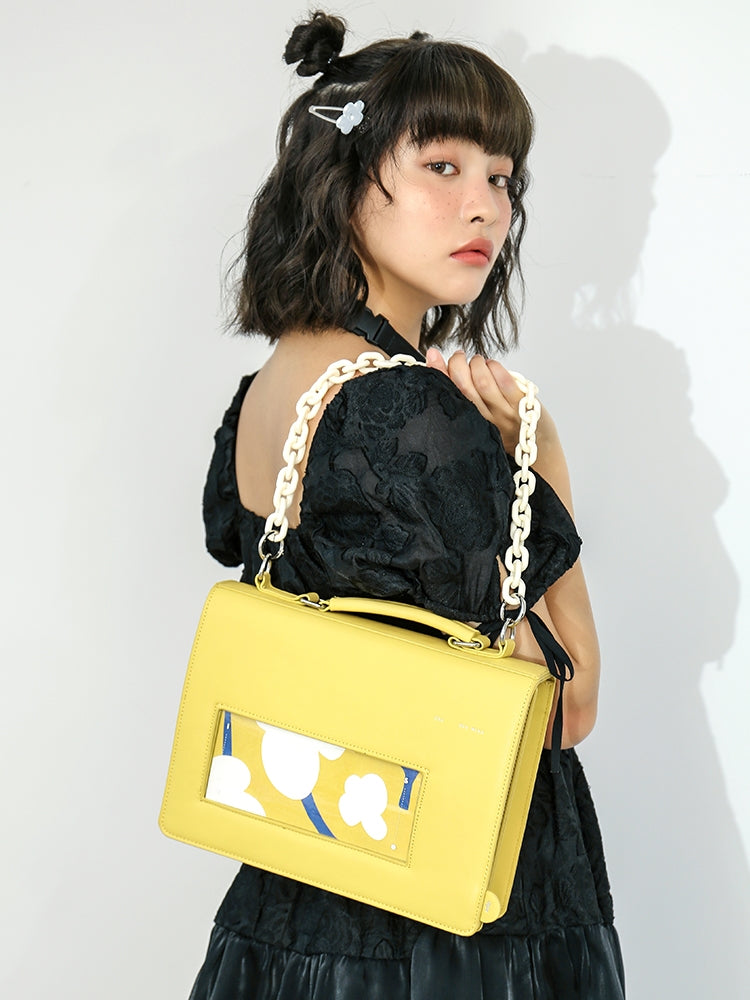 HORIZONTAL SQUARE BAG