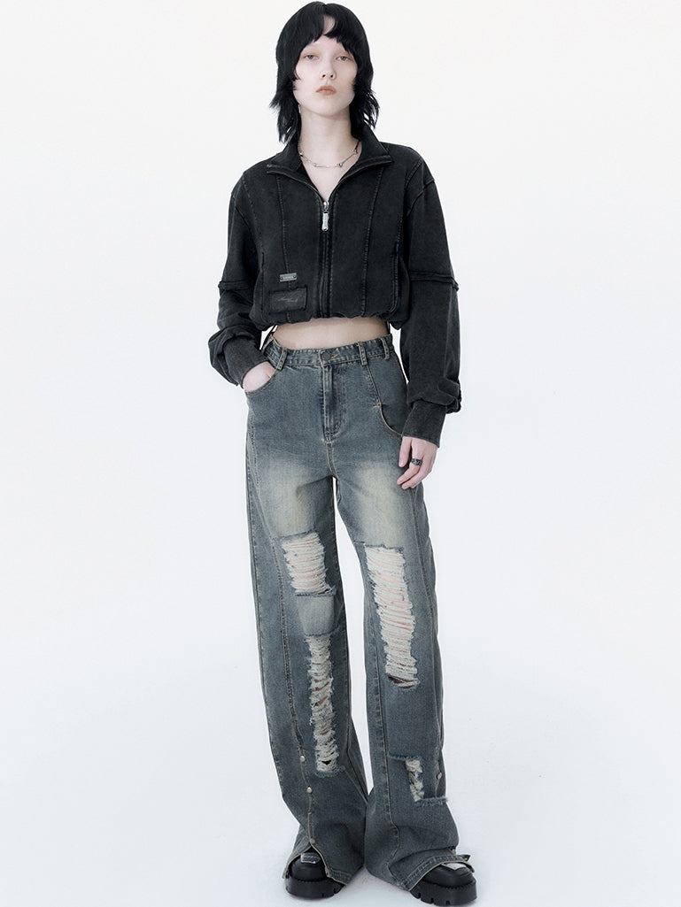 Hohe Taille lose Strömer