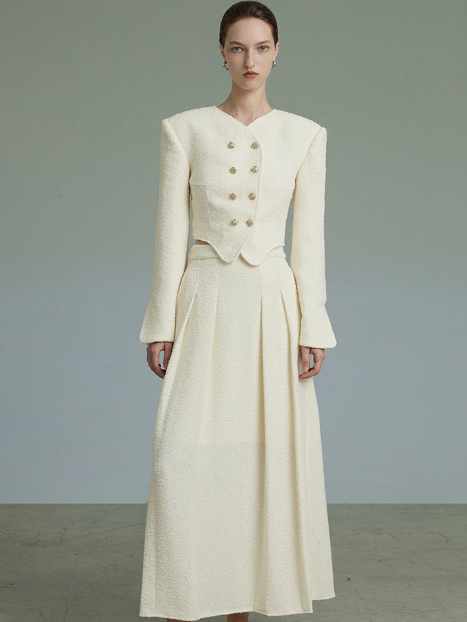 French Retro Small Fragrance Jacket & Skirt