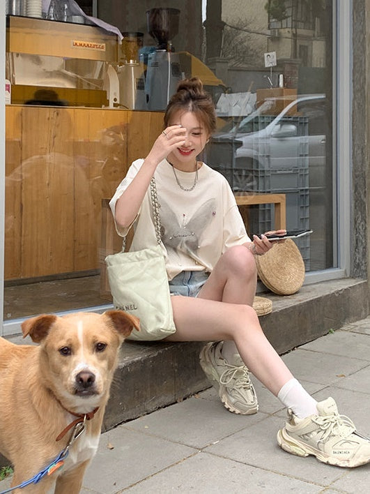 Butterfly Print Loose T-Shirt