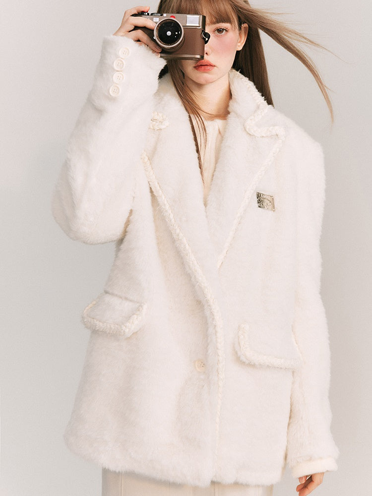 Furry Hairy Twist Jacket