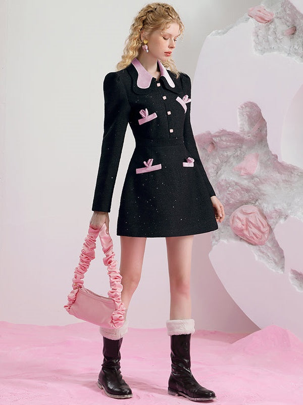 허리 슬리밍 A- 라인 원피스