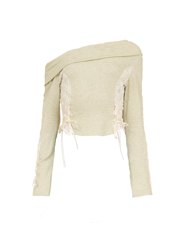 Pull de printemps à col slash