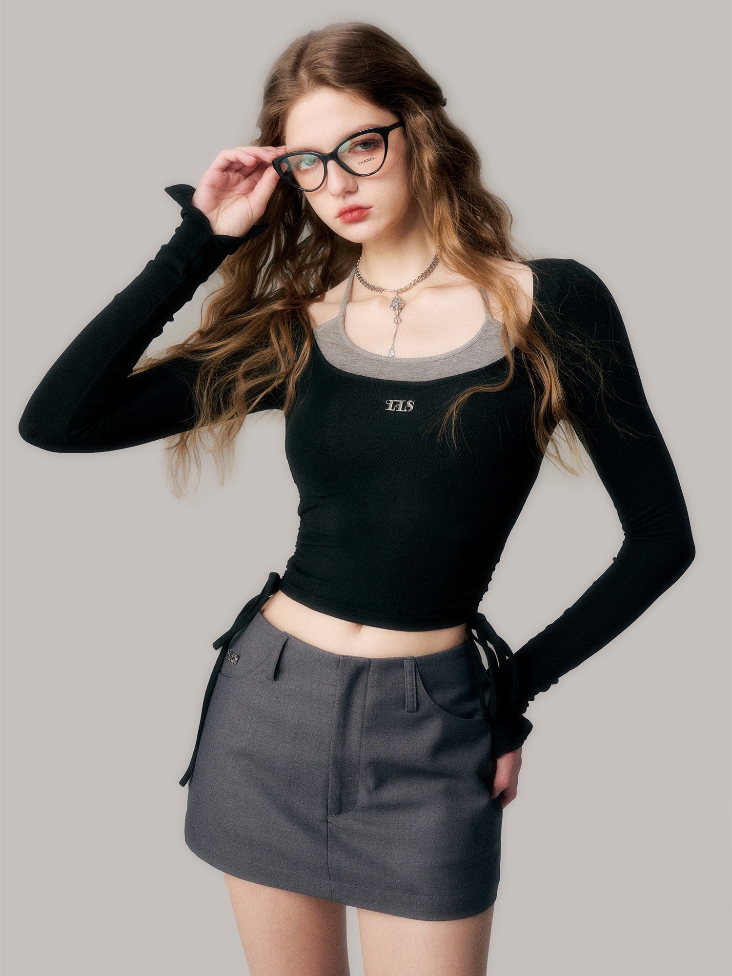 High Waist Hip A-line Skirt