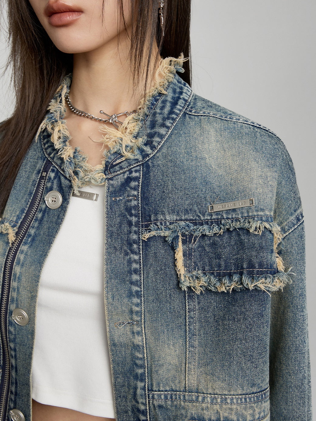 LOOSE SHORT DENIM JACKET